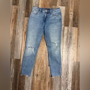 Lucky Brand Light Blue Distressed Skinny Jeans